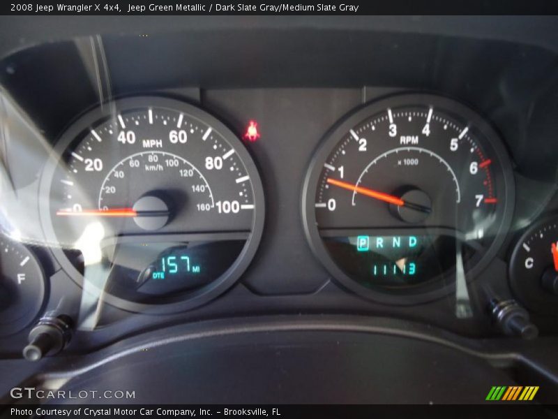 Jeep Green Metallic / Dark Slate Gray/Medium Slate Gray 2008 Jeep Wrangler X 4x4