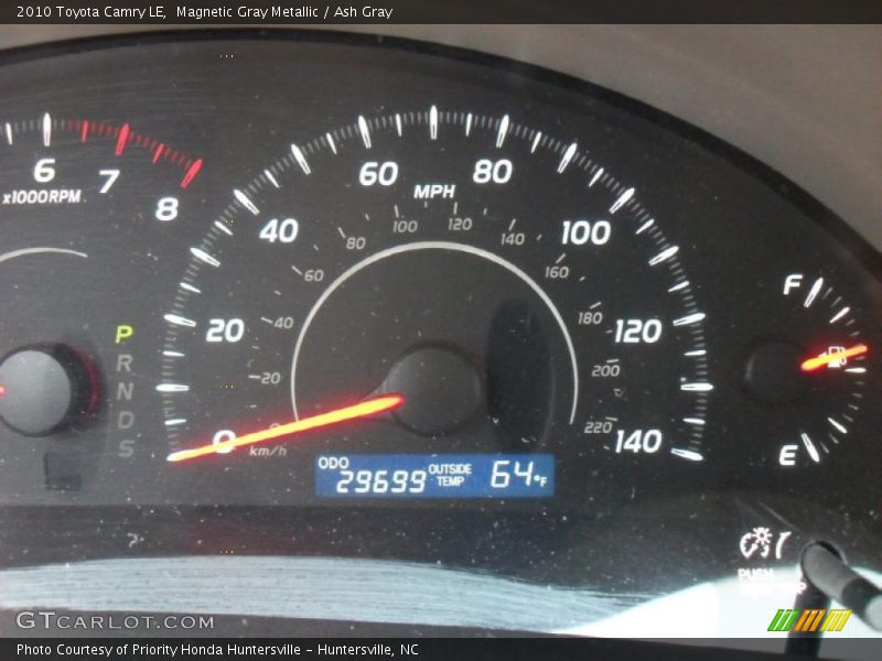 Magnetic Gray Metallic / Ash Gray 2010 Toyota Camry LE