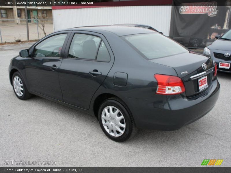 Flint Mica / Dark Charcoal 2009 Toyota Yaris Sedan