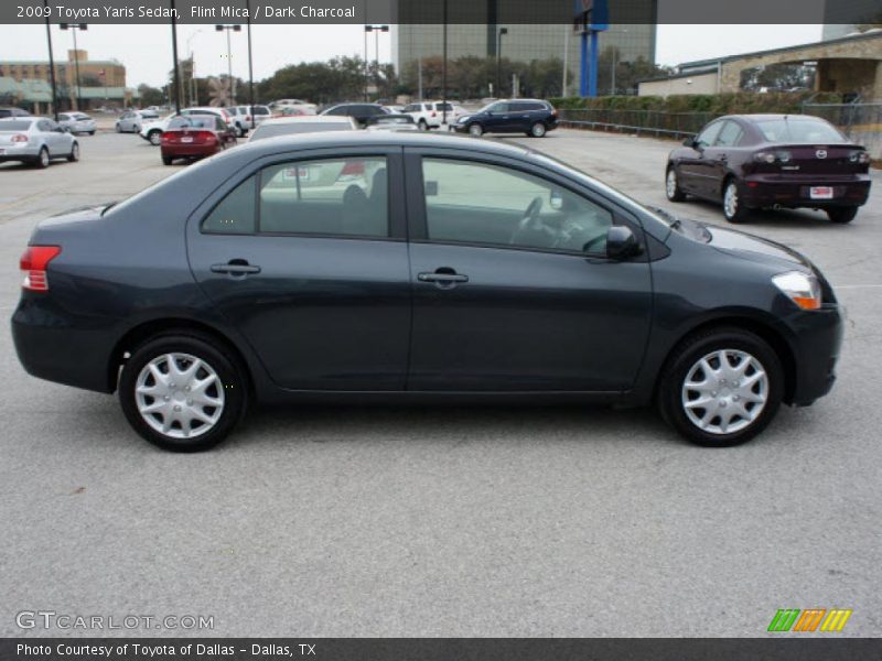 Flint Mica / Dark Charcoal 2009 Toyota Yaris Sedan