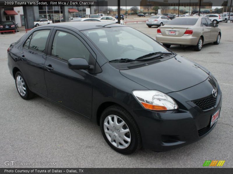 Flint Mica / Dark Charcoal 2009 Toyota Yaris Sedan