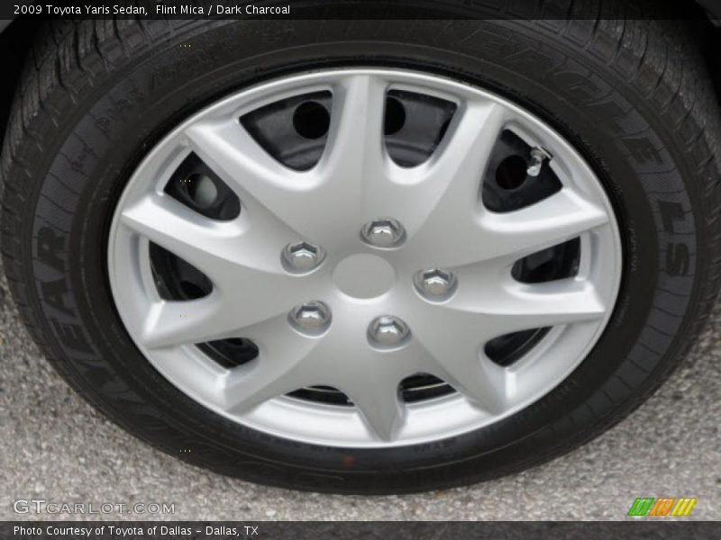 Flint Mica / Dark Charcoal 2009 Toyota Yaris Sedan