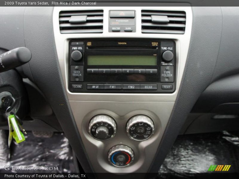 Flint Mica / Dark Charcoal 2009 Toyota Yaris Sedan