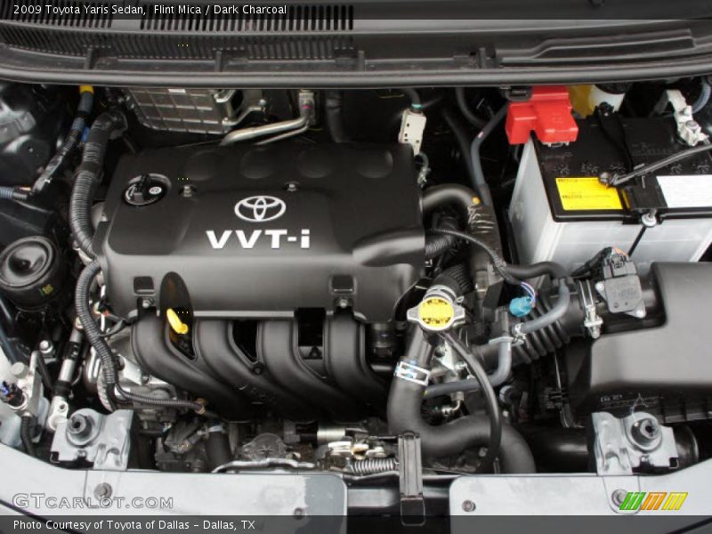 Flint Mica / Dark Charcoal 2009 Toyota Yaris Sedan