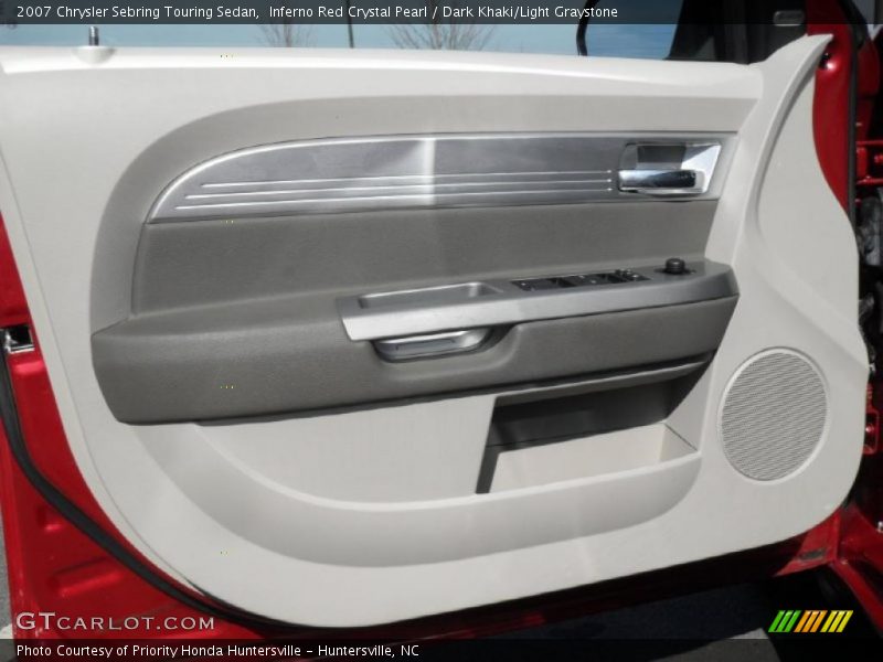 Inferno Red Crystal Pearl / Dark Khaki/Light Graystone 2007 Chrysler Sebring Touring Sedan