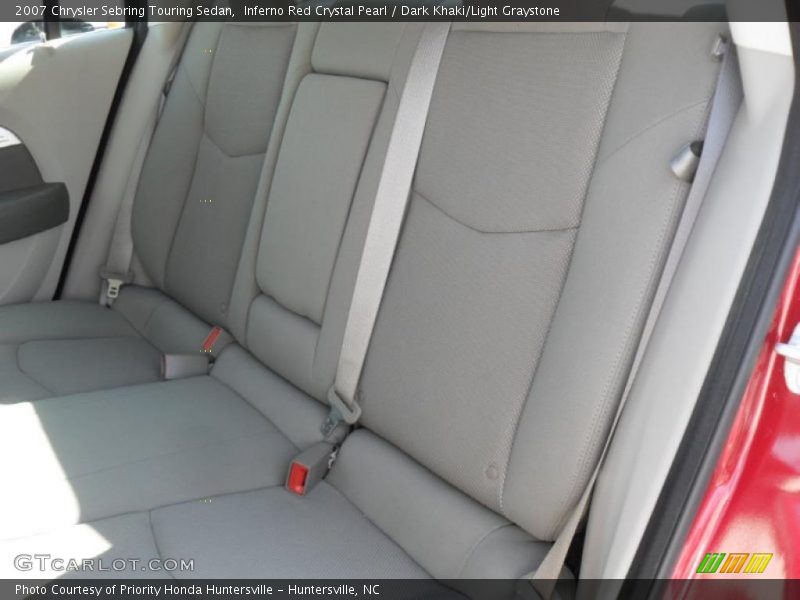 Inferno Red Crystal Pearl / Dark Khaki/Light Graystone 2007 Chrysler Sebring Touring Sedan
