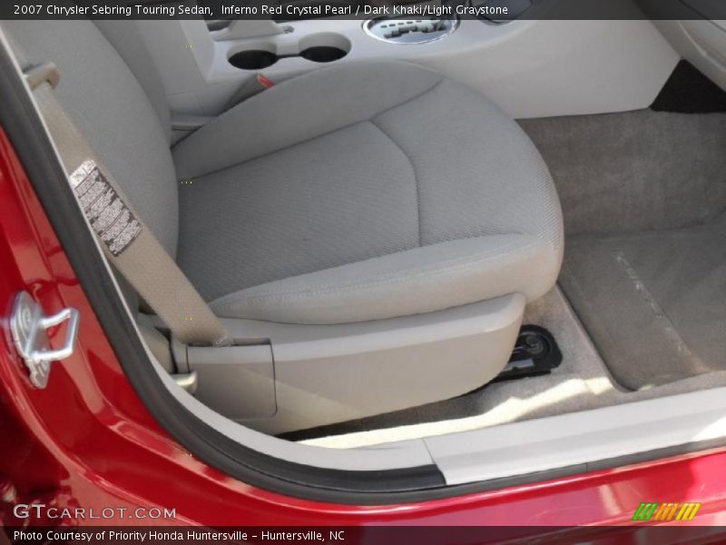 Inferno Red Crystal Pearl / Dark Khaki/Light Graystone 2007 Chrysler Sebring Touring Sedan
