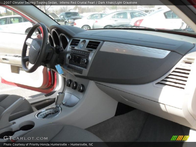 Inferno Red Crystal Pearl / Dark Khaki/Light Graystone 2007 Chrysler Sebring Touring Sedan