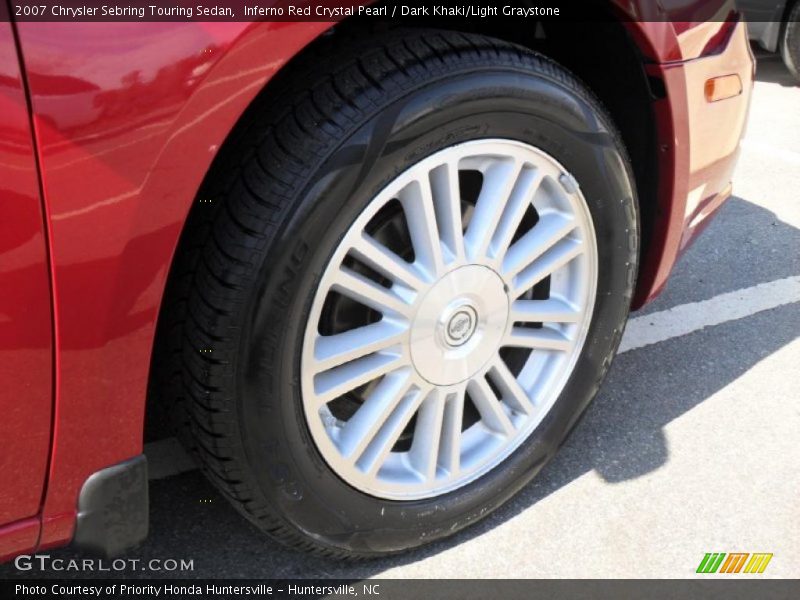 Inferno Red Crystal Pearl / Dark Khaki/Light Graystone 2007 Chrysler Sebring Touring Sedan