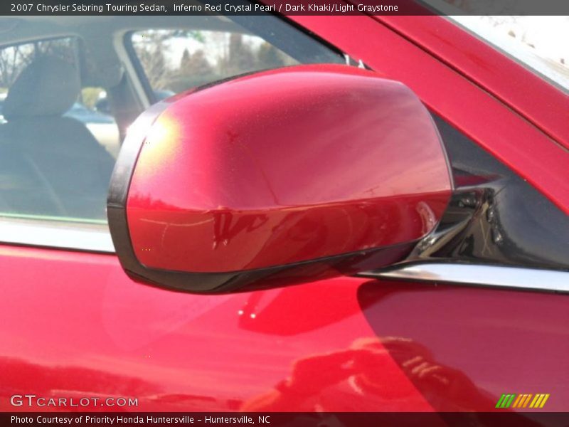 Inferno Red Crystal Pearl / Dark Khaki/Light Graystone 2007 Chrysler Sebring Touring Sedan