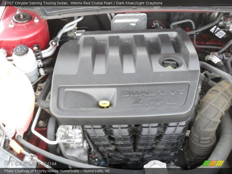 Inferno Red Crystal Pearl / Dark Khaki/Light Graystone 2007 Chrysler Sebring Touring Sedan