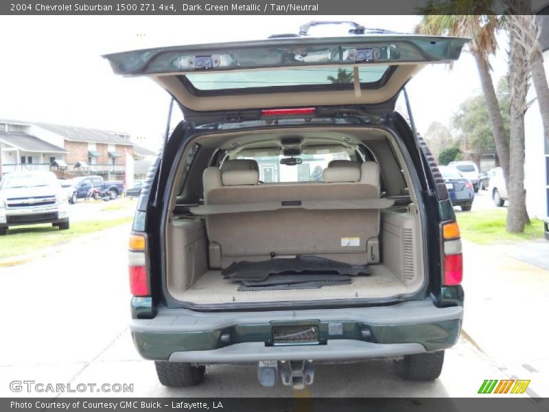 Dark Green Metallic / Tan/Neutral 2004 Chevrolet Suburban 1500 Z71 4x4