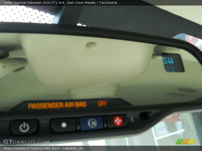 Dark Green Metallic / Tan/Neutral 2004 Chevrolet Suburban 1500 Z71 4x4