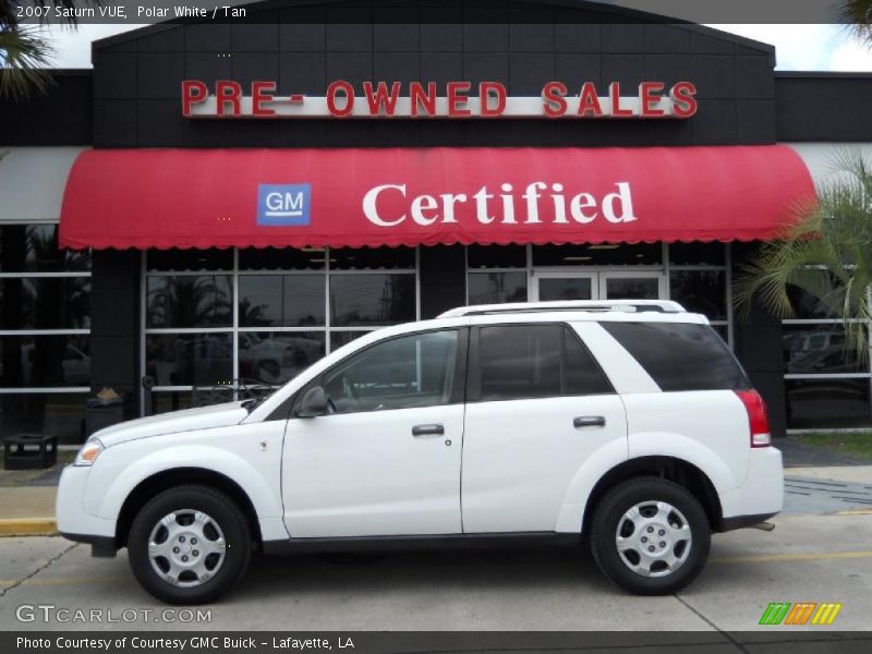 Polar White / Tan 2007 Saturn VUE