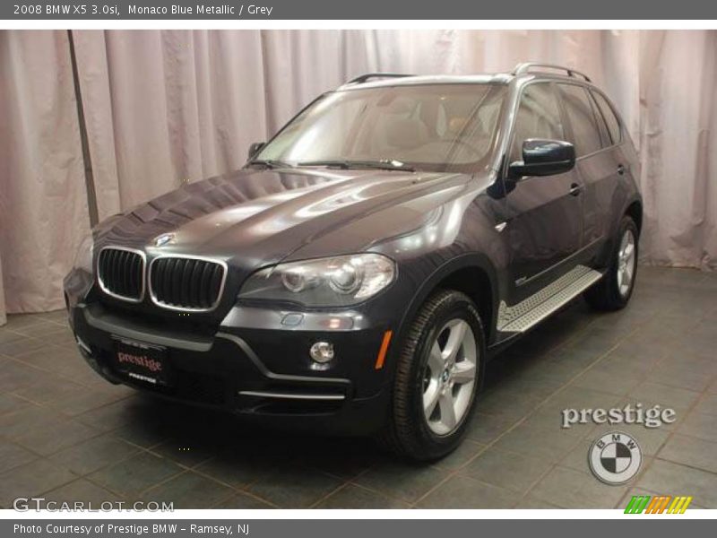 Monaco Blue Metallic / Grey 2008 BMW X5 3.0si