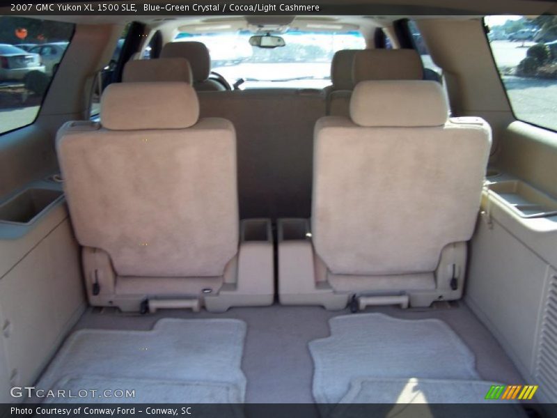 Blue-Green Crystal / Cocoa/Light Cashmere 2007 GMC Yukon XL 1500 SLE