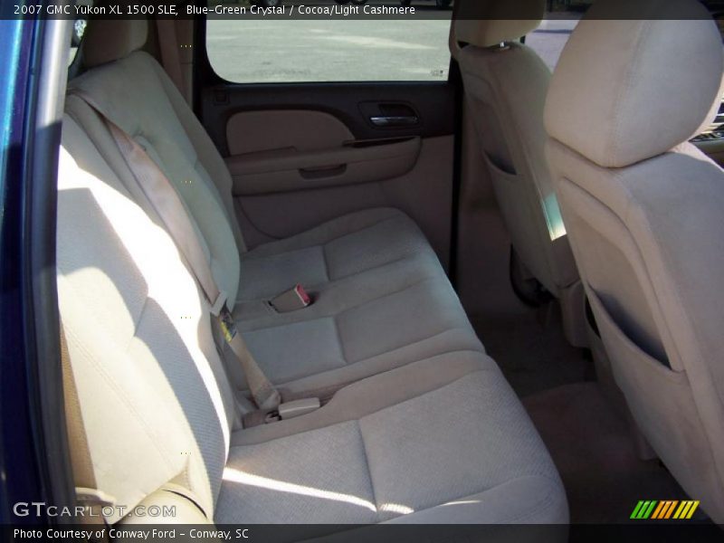 Blue-Green Crystal / Cocoa/Light Cashmere 2007 GMC Yukon XL 1500 SLE