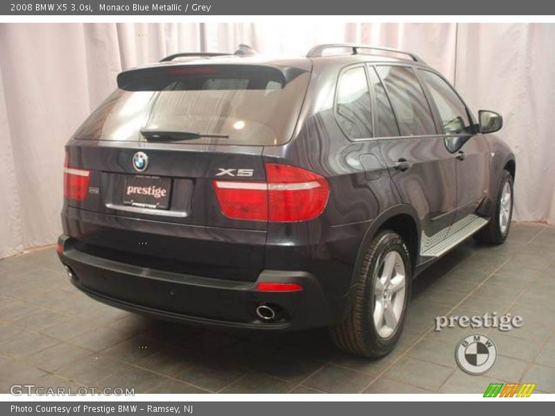 Monaco Blue Metallic / Grey 2008 BMW X5 3.0si