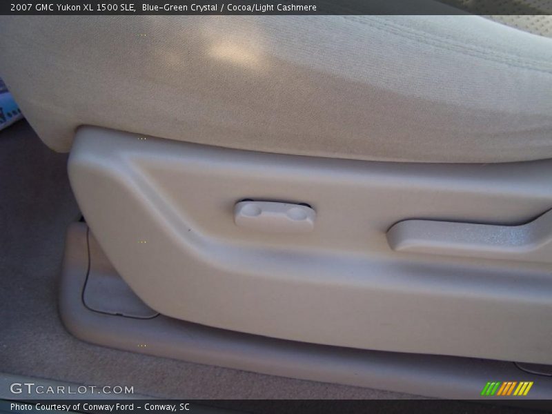 Blue-Green Crystal / Cocoa/Light Cashmere 2007 GMC Yukon XL 1500 SLE