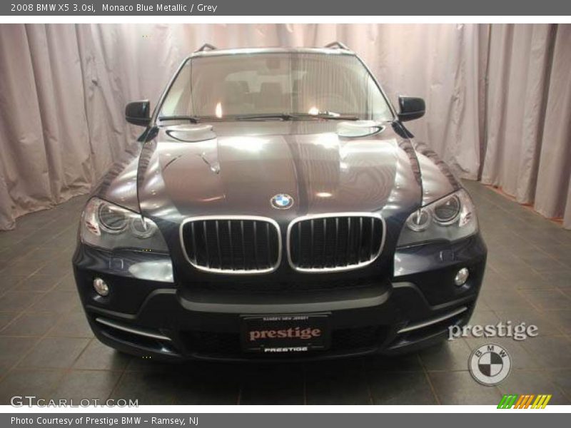 Monaco Blue Metallic / Grey 2008 BMW X5 3.0si
