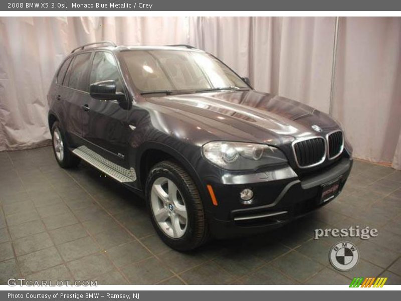 Monaco Blue Metallic / Grey 2008 BMW X5 3.0si