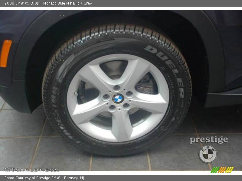 Monaco Blue Metallic / Grey 2008 BMW X5 3.0si