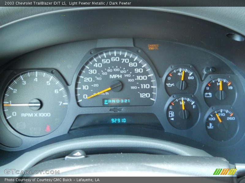 Light Pewter Metallic / Dark Pewter 2003 Chevrolet TrailBlazer EXT LS