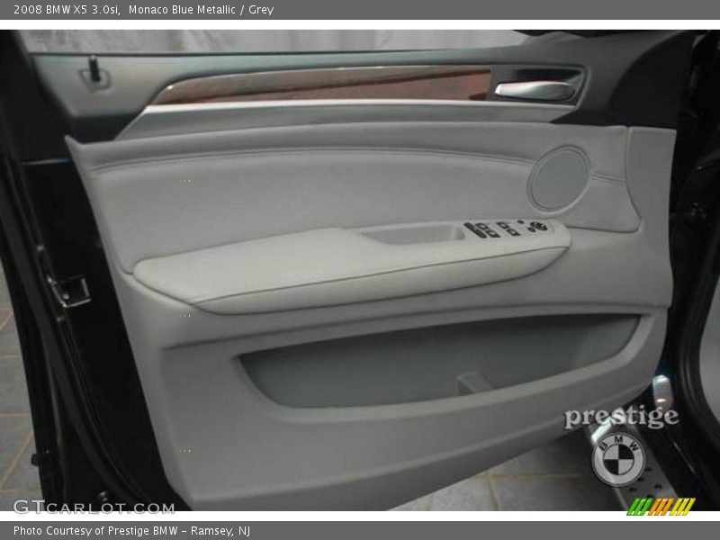 Monaco Blue Metallic / Grey 2008 BMW X5 3.0si