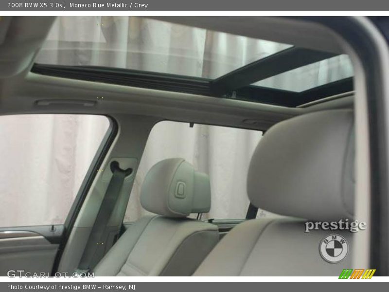 Monaco Blue Metallic / Grey 2008 BMW X5 3.0si