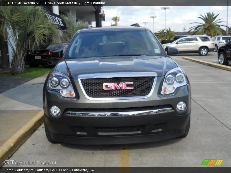 Gray Green Metallic / Light Titanium 2011 GMC Acadia SLE