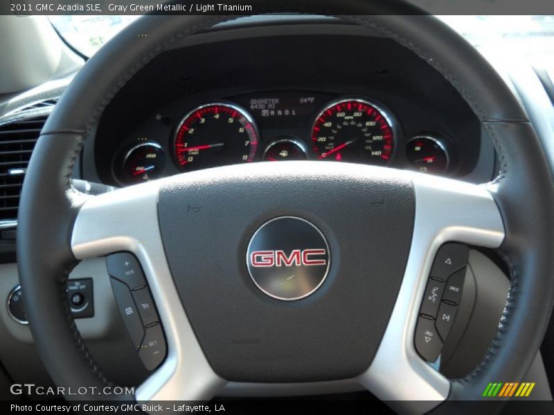Gray Green Metallic / Light Titanium 2011 GMC Acadia SLE