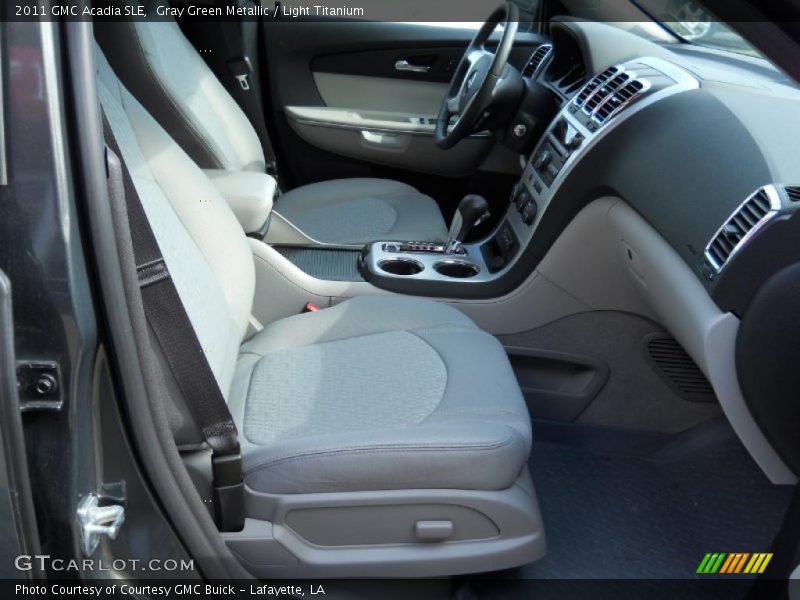 Gray Green Metallic / Light Titanium 2011 GMC Acadia SLE