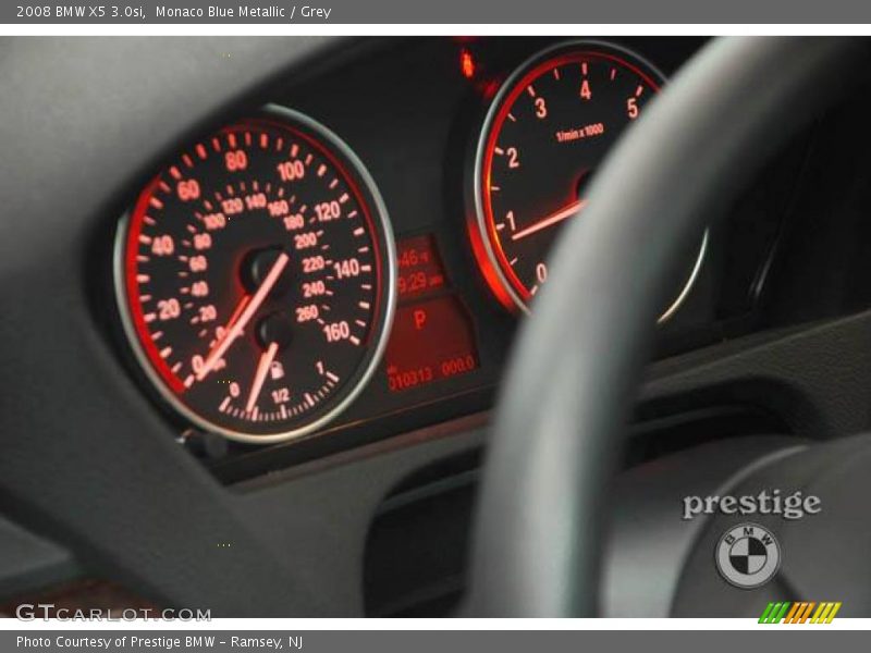Monaco Blue Metallic / Grey 2008 BMW X5 3.0si