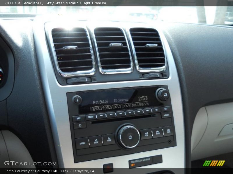 Gray Green Metallic / Light Titanium 2011 GMC Acadia SLE