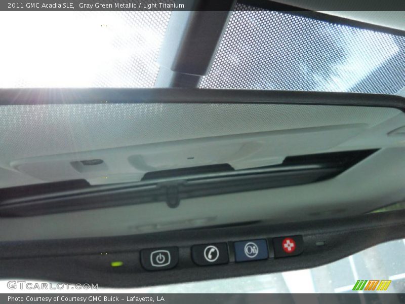Gray Green Metallic / Light Titanium 2011 GMC Acadia SLE