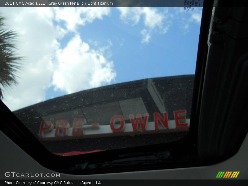 Gray Green Metallic / Light Titanium 2011 GMC Acadia SLE