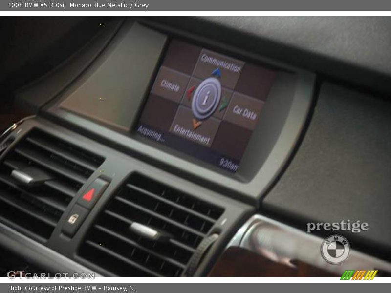 Monaco Blue Metallic / Grey 2008 BMW X5 3.0si
