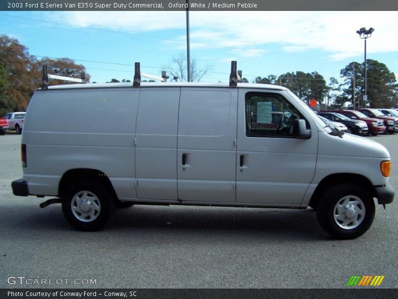 Oxford White / Medium Pebble 2003 Ford E Series Van E350 Super Duty Commercial