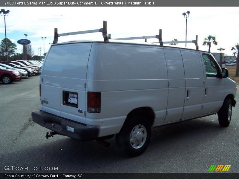 Oxford White / Medium Pebble 2003 Ford E Series Van E350 Super Duty Commercial