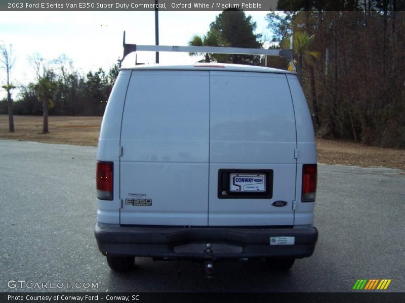 Oxford White / Medium Pebble 2003 Ford E Series Van E350 Super Duty Commercial