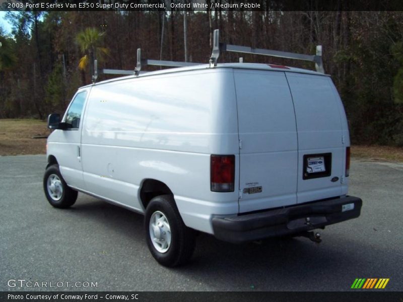 Oxford White / Medium Pebble 2003 Ford E Series Van E350 Super Duty Commercial