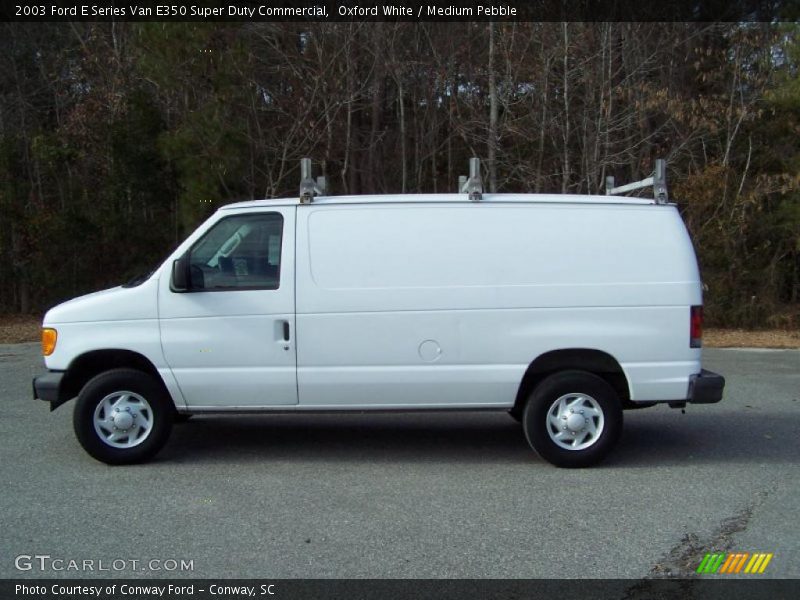 Oxford White / Medium Pebble 2003 Ford E Series Van E350 Super Duty Commercial