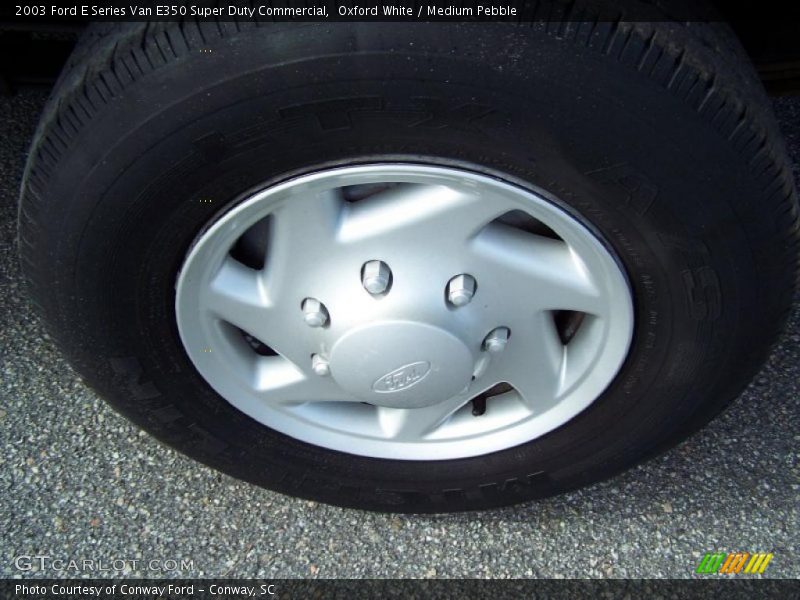 Oxford White / Medium Pebble 2003 Ford E Series Van E350 Super Duty Commercial