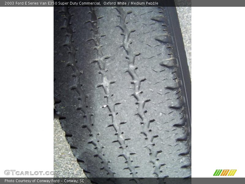 Oxford White / Medium Pebble 2003 Ford E Series Van E350 Super Duty Commercial