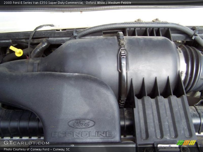 Oxford White / Medium Pebble 2003 Ford E Series Van E350 Super Duty Commercial