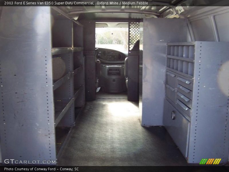 Oxford White / Medium Pebble 2003 Ford E Series Van E350 Super Duty Commercial
