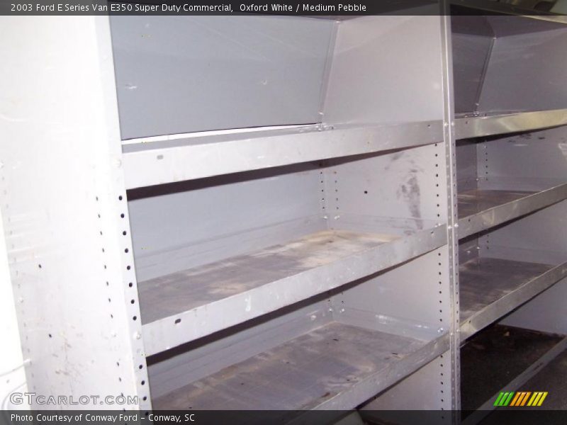 Oxford White / Medium Pebble 2003 Ford E Series Van E350 Super Duty Commercial