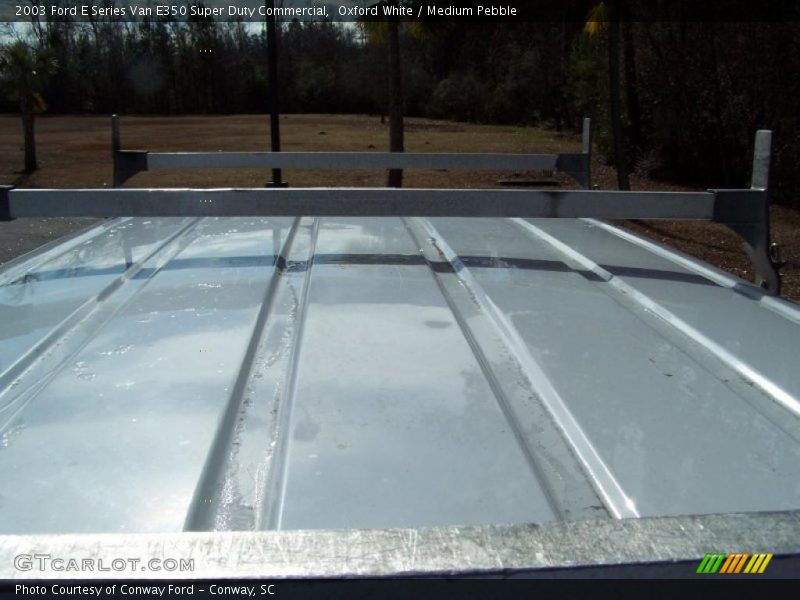 Oxford White / Medium Pebble 2003 Ford E Series Van E350 Super Duty Commercial