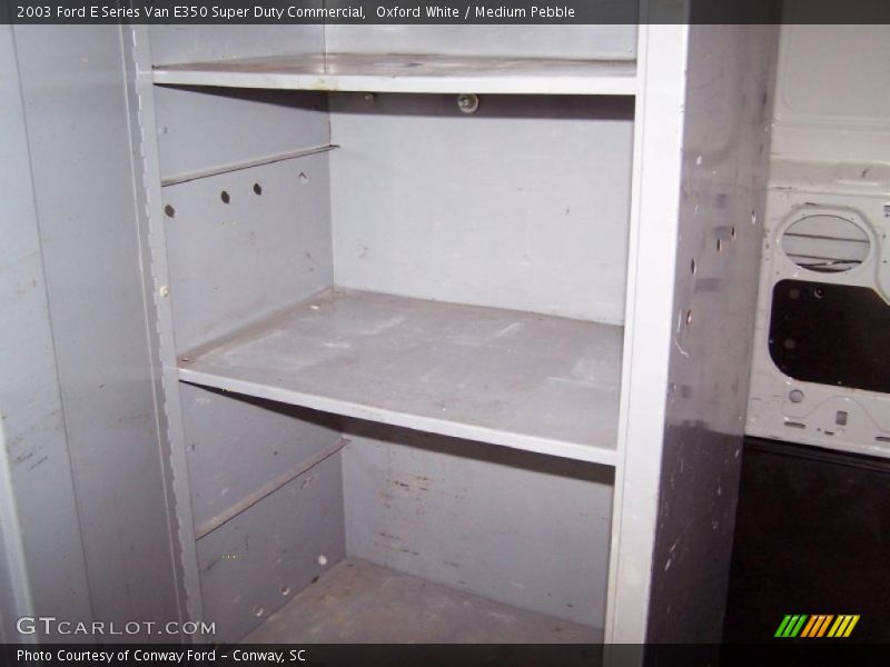 Oxford White / Medium Pebble 2003 Ford E Series Van E350 Super Duty Commercial