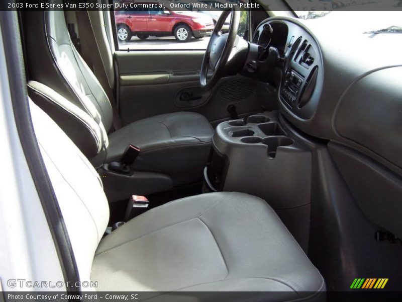 Oxford White / Medium Pebble 2003 Ford E Series Van E350 Super Duty Commercial
